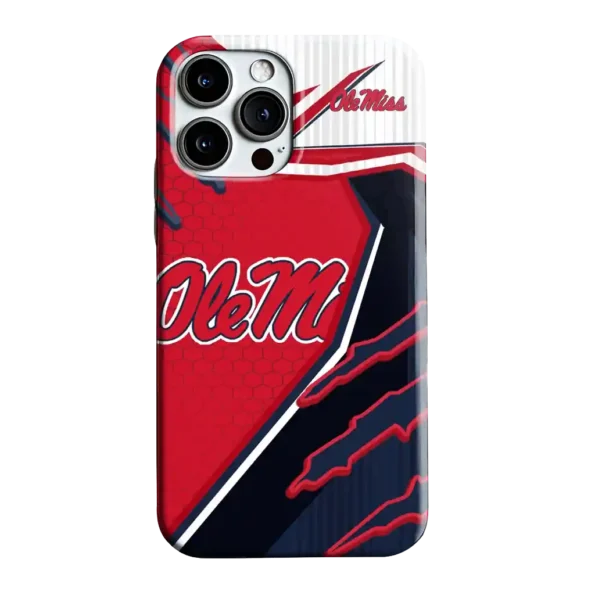 ole miss rebels armor streaks red phone case best selling
