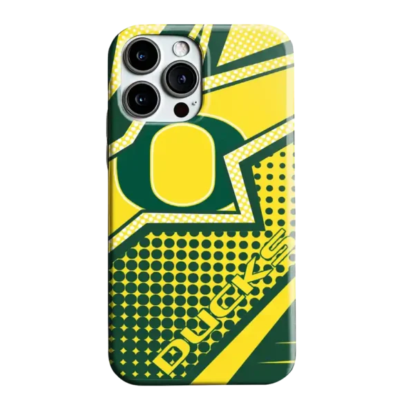 oregon ducks star outline green phone case best selling