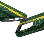 oregon-ducks-textured-stripe-green-phone-case-best-selling.webp