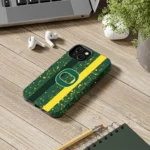 oregon-ducks-textured-stripe-green-phone-case-best-selling.webp
