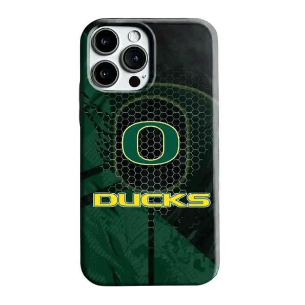 oregon ducks web overlay green phone case best selling