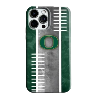 Oregon Ducks Yard Markers Green Gray Phone Case