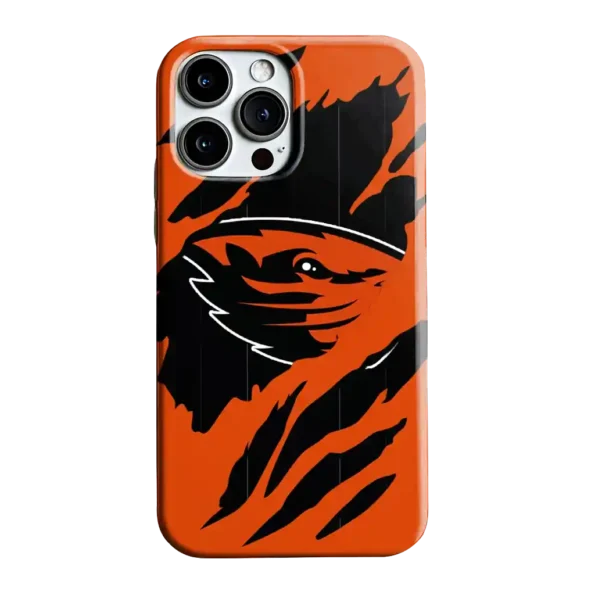 oregon state beavers claw scar orange black phone case best selling
