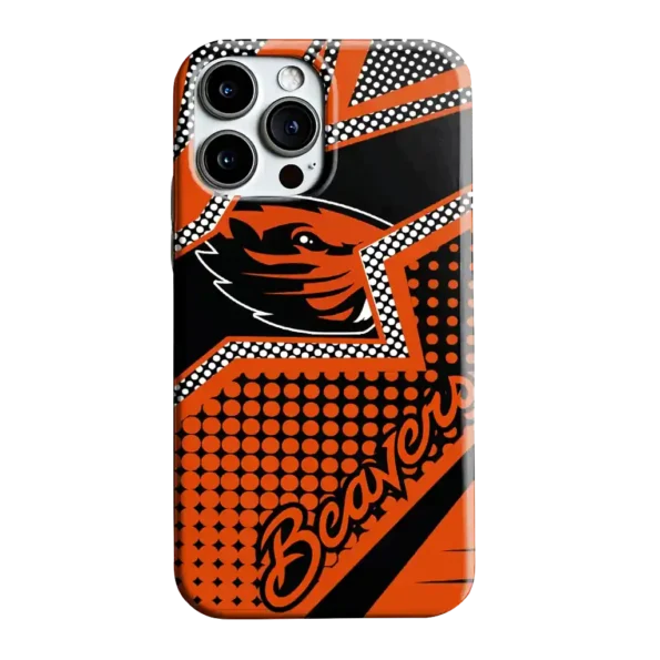 oregon state beavers star outline orange phone case best selling