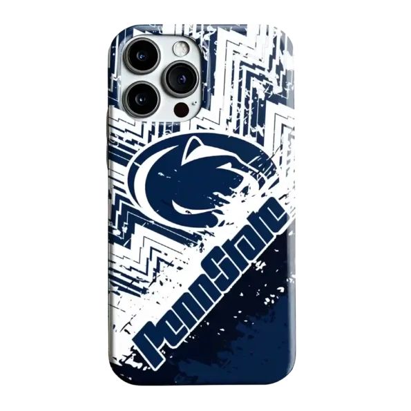 penn state nittany lions abstract zigzag blue phone case best selling