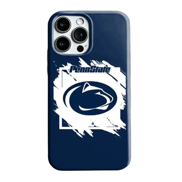 penn state nittany lions brush square blue phone case best selling