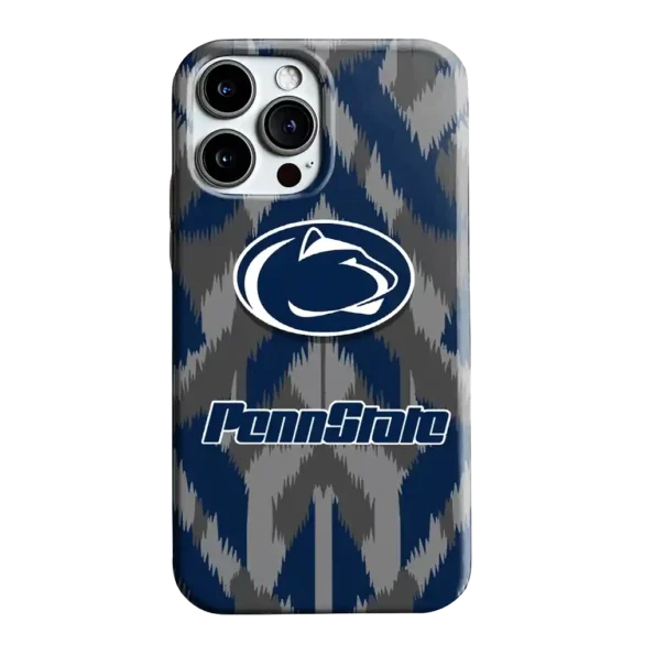 penn state nittany lions chevron zigzag blue phone case best selling