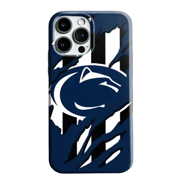 penn state nittany lions claw scar blue black phone case best selling