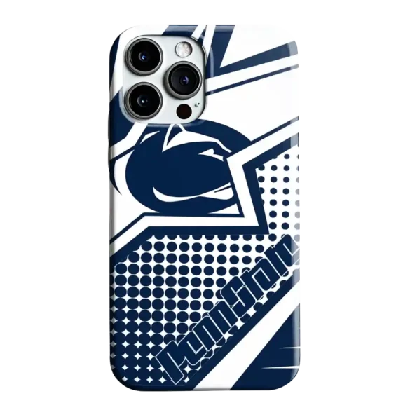 penn state nittany lions star outline blue phone case best selling