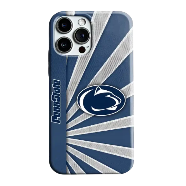 penn state nittany lions sunburst rays blue phone case best selling