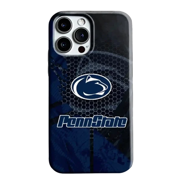penn state nittany lions web overlay blue phone case best selling