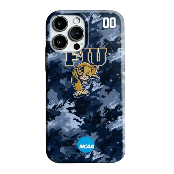 personalized fiu panthers camo abstract blue phone case best selling
