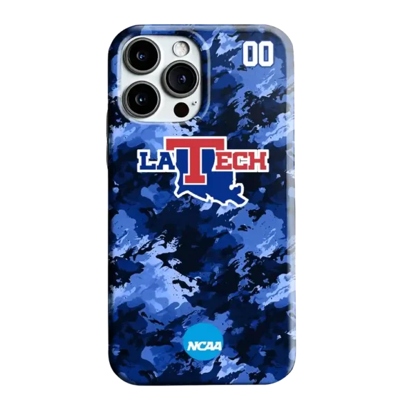 personalized la tech camo abstract blue phone case best selling