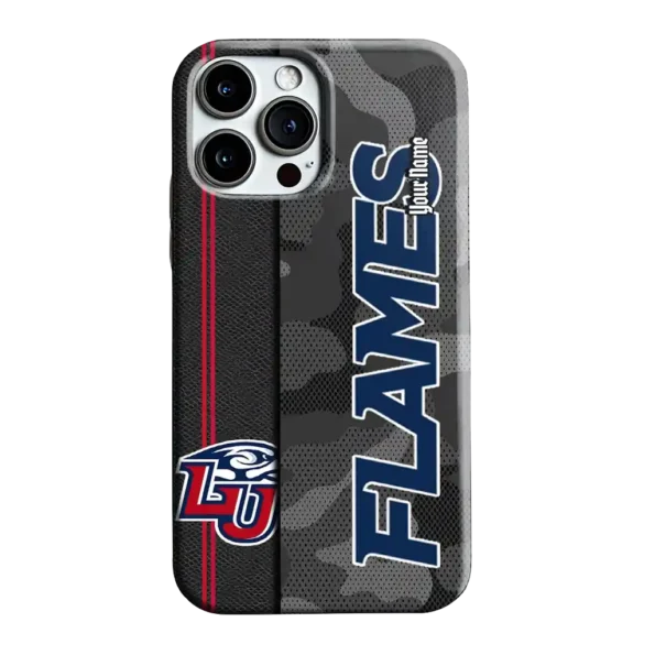 personalized liberty flames camouflage stealth red gray phone case best selling
