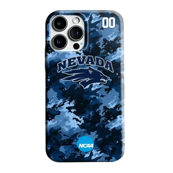 personalized nevada wolf pack camo abstract blue phone case best selling