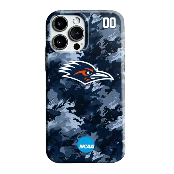 personalized utsa roadrunners camo abstract orange phone case best selling