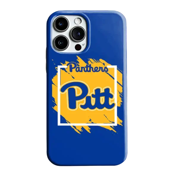 pittsburgh panthers brush square royal blue phone case best selling
