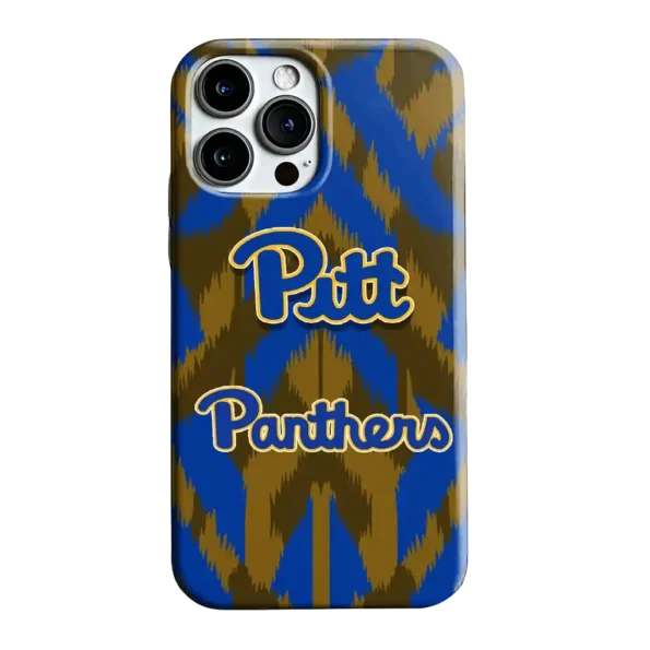 pittsburgh panthers chevron zigzag royal blue phone case best selling
