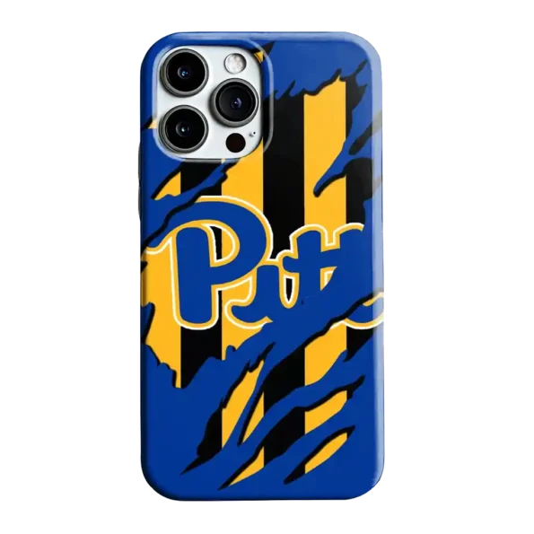 pittsburgh panthers claw scar royal blue black phone case best selling