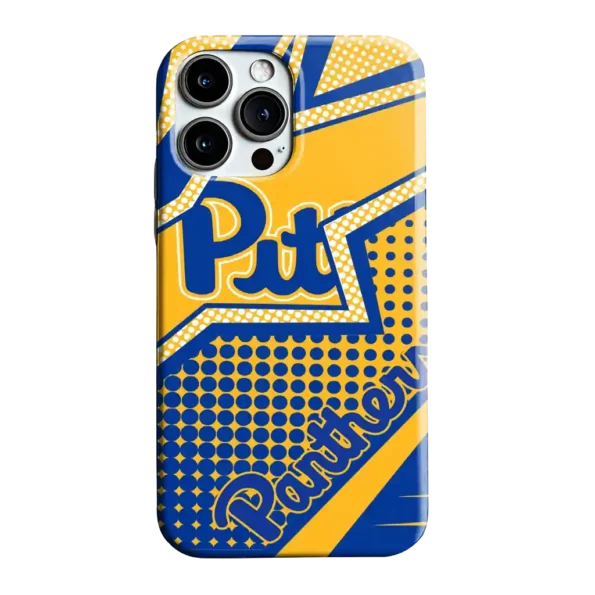 pittsburgh panthers star outline royal blue phone case best selling
