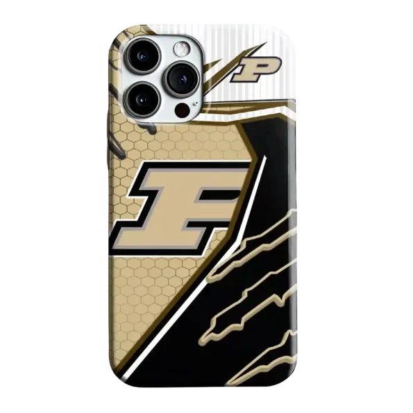 purdue boilermakers armor streaks gold phone case best selling