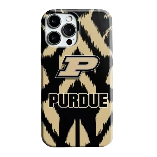 purdue boilermakers chevron zigzag gold phone case best selling