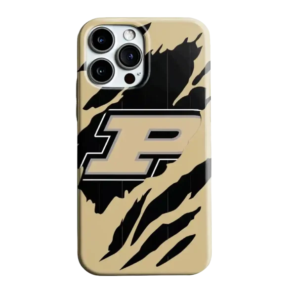 purdue boilermakers claw scar gold black phone case best selling