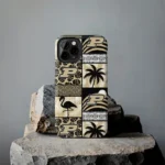 purdue-boilermakers-flamingo-palm-trees-gold-phone-case-best-selling.webp