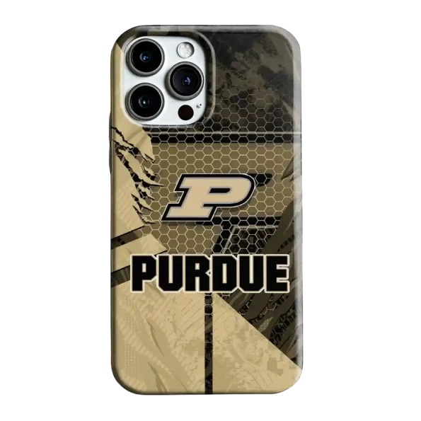 purdue boilermakers web overlay gold phone case best selling