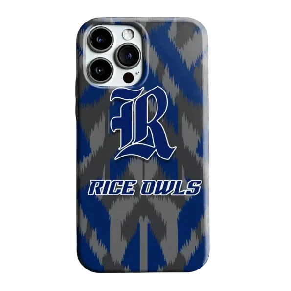 rice owls chevron zigzag navy blue phone case best selling
