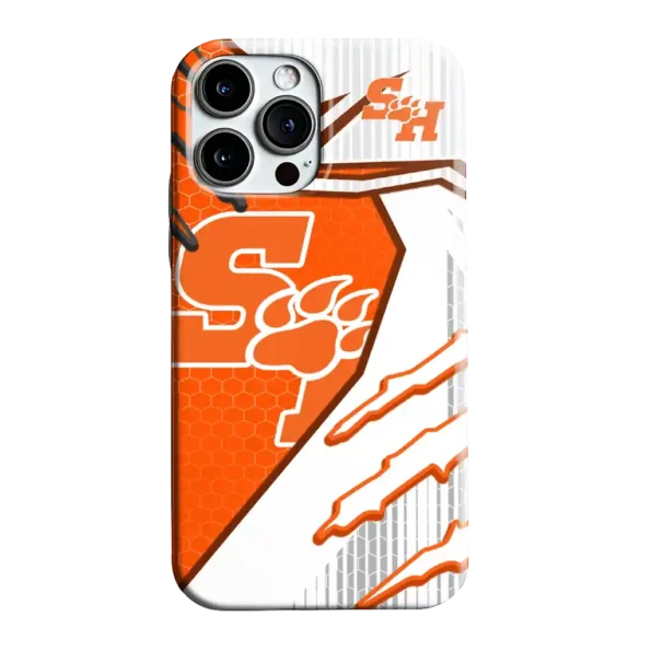 sam houston bearkats armor streaks orange phone case best selling
