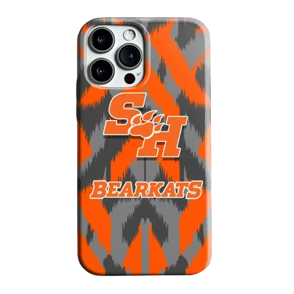 sam houston bearkats chevron zigzag orange phone case best selling