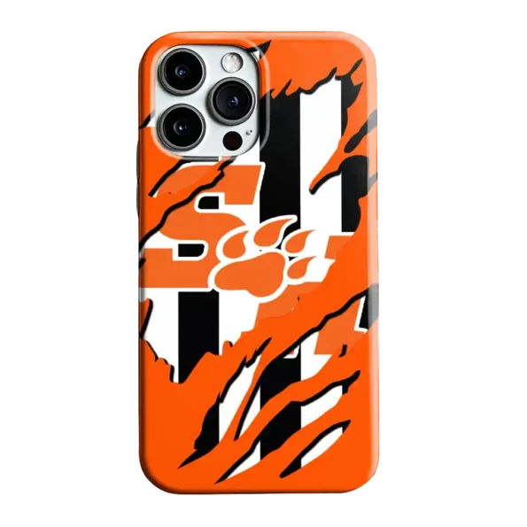 sam houston bearkats claw scar orange black phone case best selling