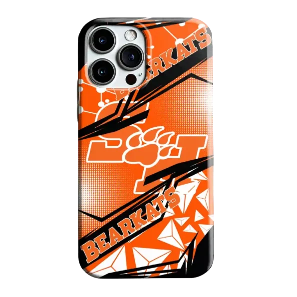 sam houston bearkats jagged flash orange black phone case best selling