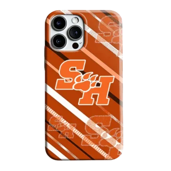 Sam Houston Bearkats Linear Stripes Orange Phone Case