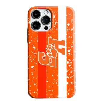 Sam Houston Bearkats Textured Stripe Orange Phone Case
