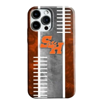 Sam Houston Bearkats Yard Markers Orange Gray Phone Case