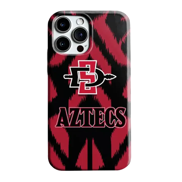 san diego state aztecs chevron zigzag red phone case best selling