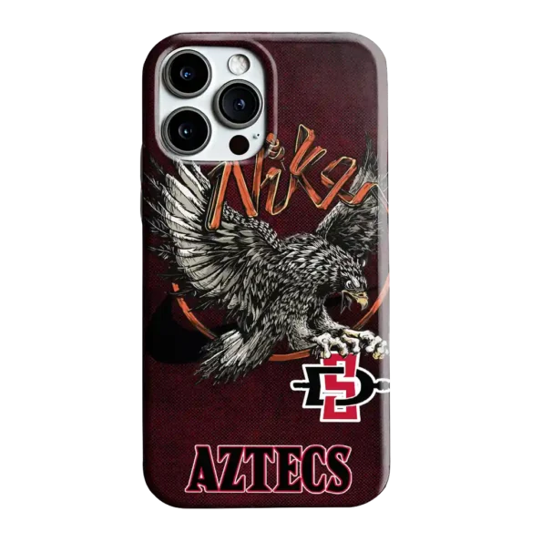 san diego state aztecs eagle soar red phone case best selling