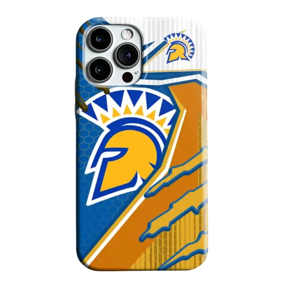 san jose state spartans armor streaks blue phone case best selling