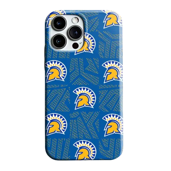 san jose state spartans chevron squares blue phone case best selling