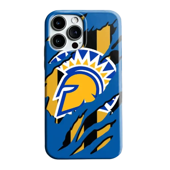 san jose state spartans claw scar blue black phone case best selling