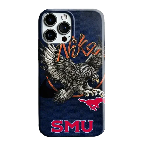 smu mustangs eagle soar blue phone case best selling