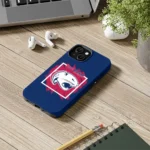 south-alabama-jaguars-brush-square-blue-phone-case-best-selling.webp