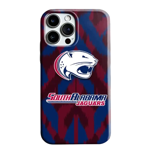 south alabama jaguars chevron zigzag blue phone case best selling