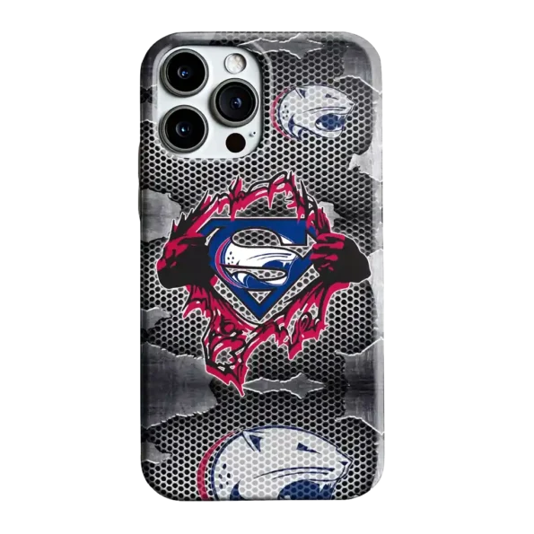 south alabama jaguars superman emblem burst gray phone case best selling