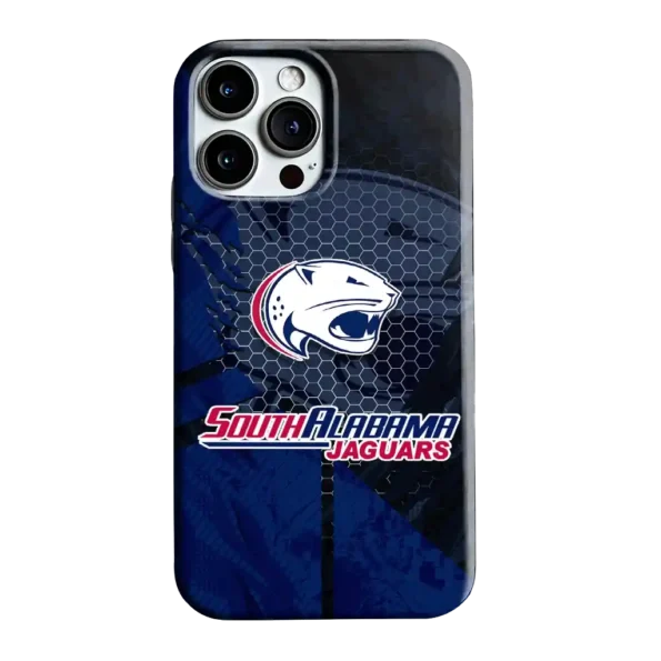 south alabama jaguars web overlay blue phone case best selling