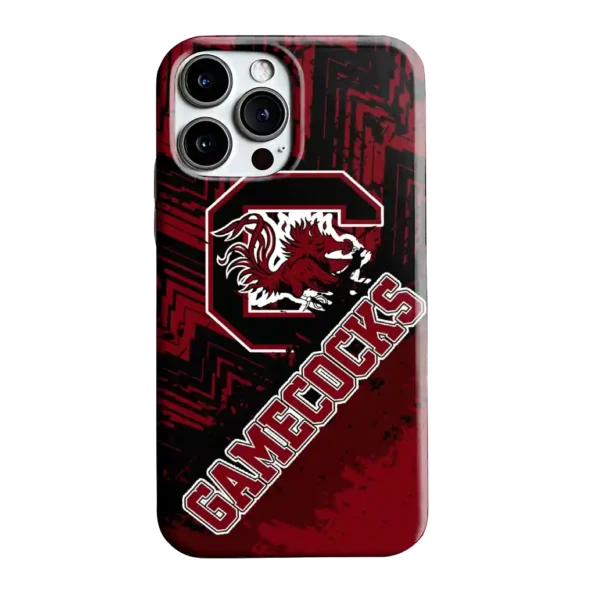south carolina gamecocks abstract zigzag garnet phone case best selling