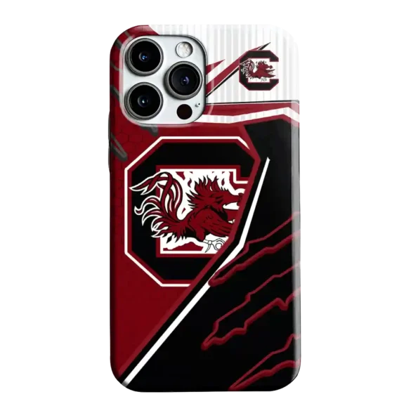 south carolina gamecocks armor streaks garnet phone case best selling