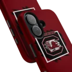 south-carolina-gamecocks-brush-square-garnet-phone-case-best-selling.webp